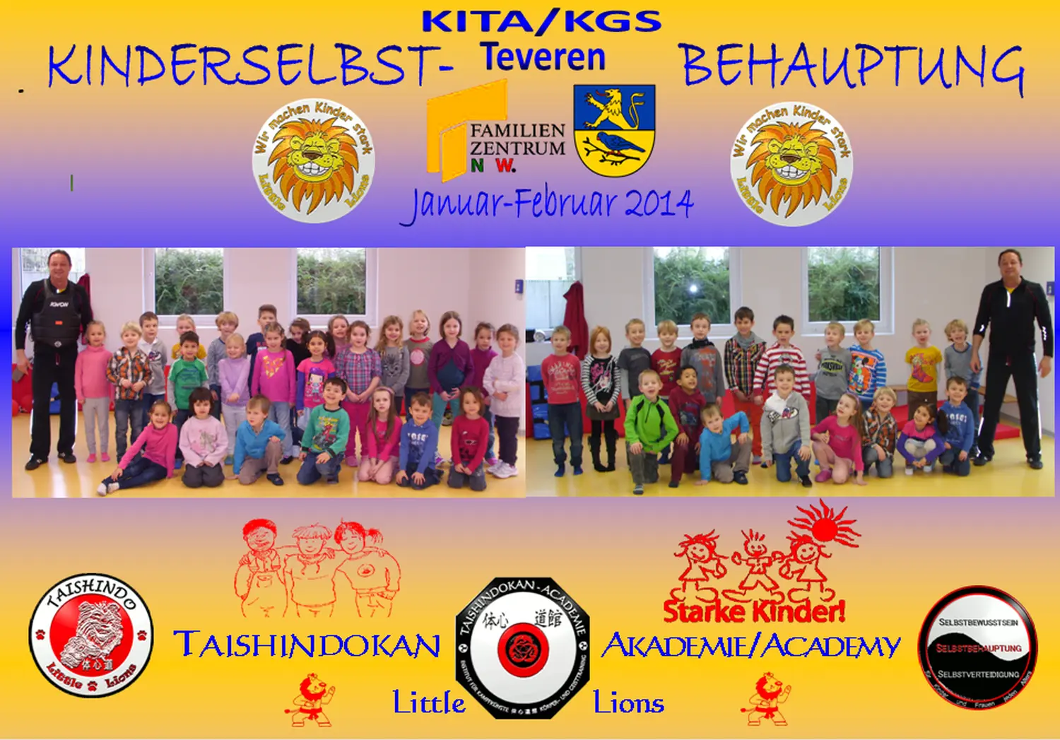 KinderSB Kita KGS Teveren Jan Feb2014 Collage