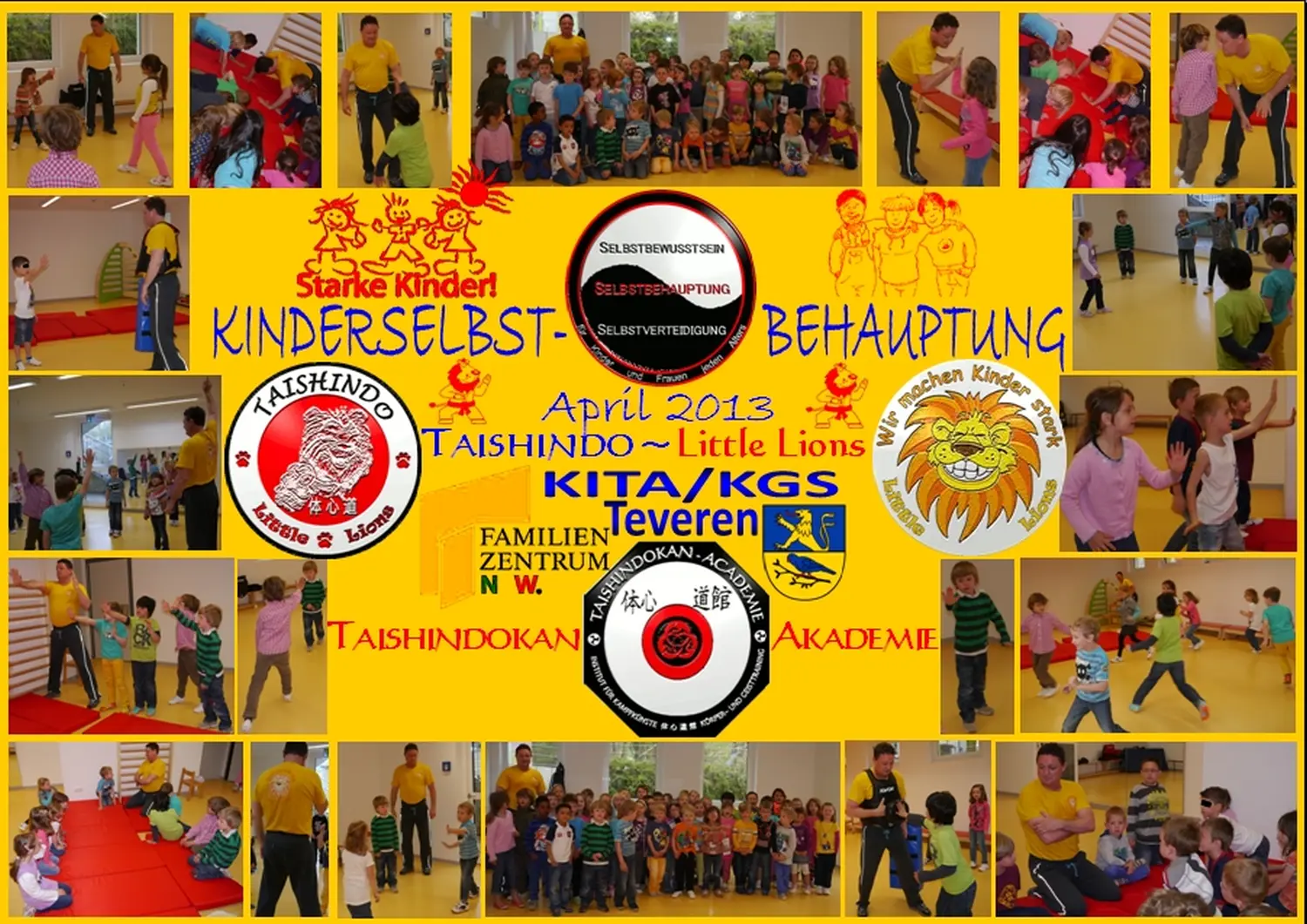 Kinder SB Kita KGS Teveren April2013 Collage